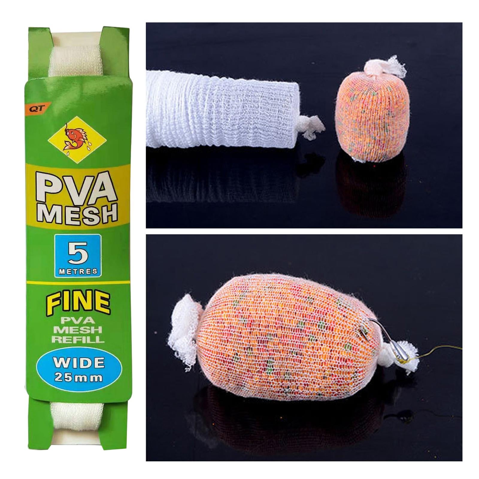 Details about   5meters Carp Feeder Fishing PVA Mesh Water Soluble Net Fishing Tackle Bait Wrap 