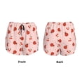 thumbnail image 3 of Cauagu Ladybug With Flower Print Women's 2 in 1 Running Shorts Athletic Workout Gym Yoga Shorts Running Shorts for Women-X-Large, 3 of 7