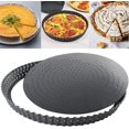 thumbnail image 5 of Pie Mold, Quiche Pie Pan, Removable Bottom Pie, Non-Stick Quiche, Carbon Steel Pie Pan, for Cheesecakes, Chocolate Pies, Pie Pies, Quiches, 5 of 5