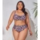 thumbnail image 1 of 2023 nuevo traje de baño de talla grande para mujer traje de baño grande trajes de baño de dos piezas de cintura alta Push Up Bikini conjunto Sexy separado con estilo Tan Jianjun unisex, 1 of 2