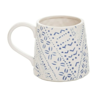Beachcombers Textured Mug  White
