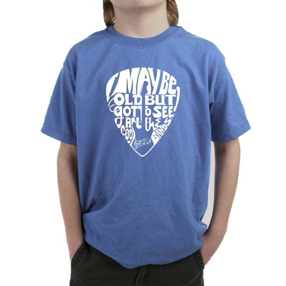 Boy's Word Art T-shirt - Guitar Pick