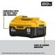 thumbnail image 3 of Batería DEWALT 20 V MAX* XR 8.0 Ah, paquete de 2 (DCB208-2), 3 of 8