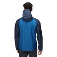 thumbnail image 2 of Regatta - Chaqueta Impermeable Pack It Pro para Hombre (Vaquero Luz de Luna, Azul Imperial), 2 of 6