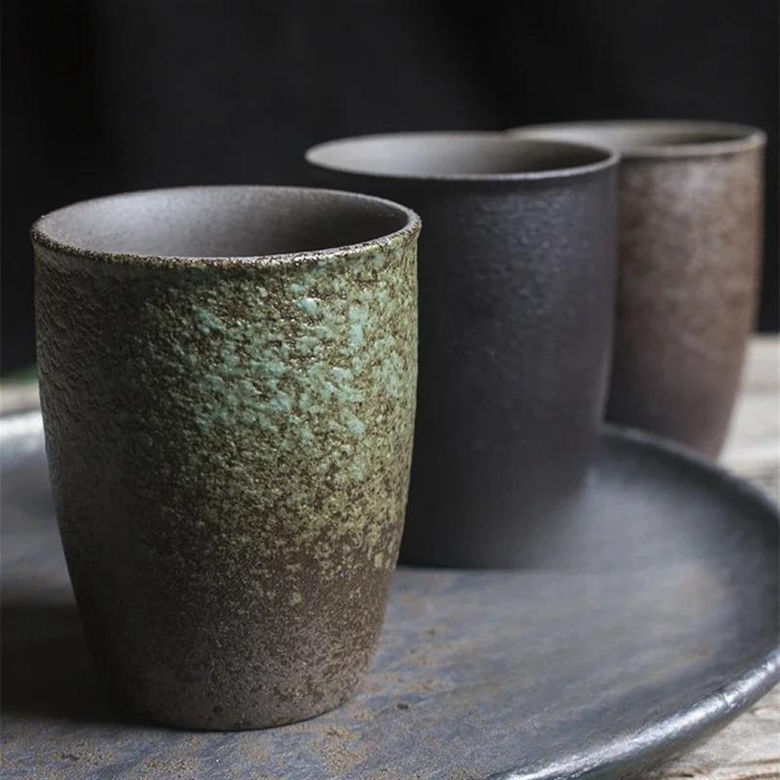 Kung Fu Tea Set Master Cup Large Retro Ceramic Tea Cup Coarse Pottery Coffee Mug Espresso Coffee Cup