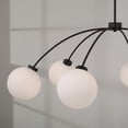 thumbnail image 4 of Capital Lighting 457161BI-557 Amos 6 Light 47" Wide Chandelier - Grey, 4 of 5