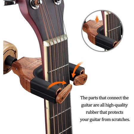 Guitar Wall Mount Hook With Automatic Closure Mechanism Guitar Holder ...