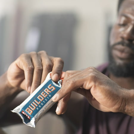 CLIF BUILDERS Protein Bars, Chocolate Peanut Butter Flavor, Gluten Free Bars, 12ct