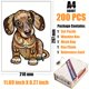 thumbnail image 1 of Brown Dog Irregular Wood Puzzle With Wooden Box, 1 of 4