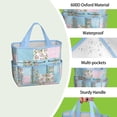 thumbnail image 4 of Garden Tool Bag,Pioneer Flower Floral Print Pattern Garden Tool Organizer,Garden Gifts,Waterproof Multi-Pocket Garden Tool Storage 11.8x5.5x11.4 Inch(Tools NOT Included), 4 of 6