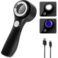 thumbnail image 1 of Lupa de joyero 60X, lupa de monedas recargable por USB con escala, 1 of 5