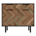 thumbnail image 1 of Manhattan Comfort Liam Sideboard made from Engineered Wood in Brown & Brown Wood, 1 of 18