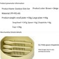 thumbnail image 3 of 21pcs/set, Dinnerware Sets For 4 Person, Tableware Set, Lightweight Dishes, Unbreakable Dishes, Portable Dinner Plate, Cup, Microwave Dishwasher Safe, Perfect For Camping Picnic RV Dorm Dinnerware Fo, 3 of 5