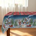 thumbnail image 5 of Tchckioa Christmas Snowflake Rectangle Tablecloth,60x120 Inch Oil-resistant Table Cover for Kitchen Holiday Decor, 5 of 7