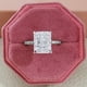 thumbnail image 1 of Anillo de diseño de lujo de nicho de alta gama con corte de flor de hielo europeo y americano para mujeres, 1 of 6