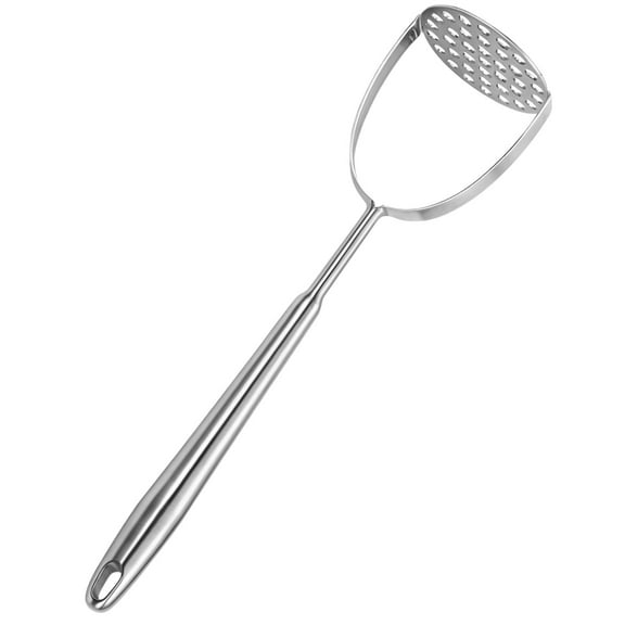 304 Stainless Steel Potato Masher, Manual Presser for Pumpkin and Sweet Potato, Multifunctional Baby Food Grater, Seamless Design with Hanging Handle, Quality and Easy to Clean