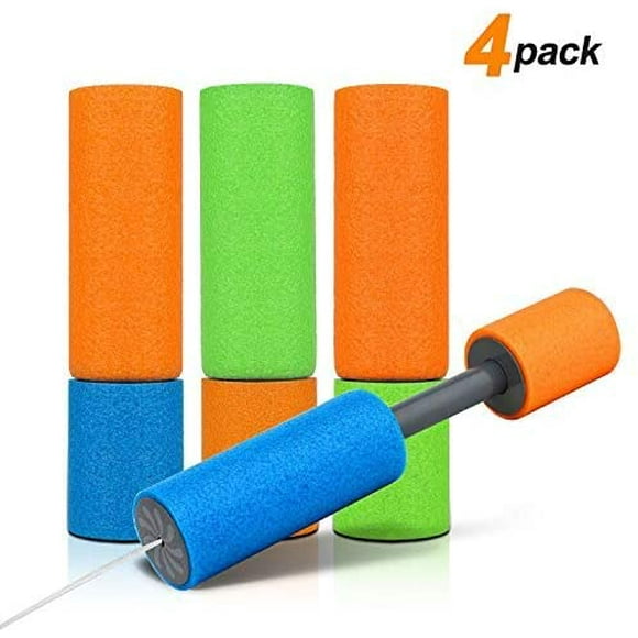 Set of 4 water gun water syringe mini foam spray gun for children