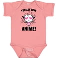 thumbnail image 3 of Inktastic I Really Love Anime with Cute Anime Cat and Hearts Boys or Girls Baby Bodysuit, 3 of 5