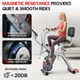 thumbnail image 4 of POOBOO Silent Magnetic Resistance Indoor Cycling Bike Exercise Bike with Arm Exerciser Stationary Bike for Home Gym Exercise, 4 of 11