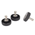 thumbnail image 4 of Adaptador de tornillo de enchufe macho y hembra de 3 piezas de 1/4 pulg., perilla de pulgar de liberación rápida para soporte de flash de cámara, 4 of 14