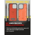 thumbnail image 3 of CaseBorne V Series Case Compatible with iPhone 14 Pro Max - Military Grade Full-Body Rugged with Kickstand and Built-in Screen Protector - Orange, 3 of 5