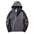 thumbnail image 3 of Breezora Veste Imperméable Résistante au Vent pour Femmes Imperméable Décontractée XXXXXL Taille Gris, 3 of 9