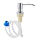 thumbnail image 1 of Dispensador ChromeSoap de acero inoxidable integrado en el fregadero, dispensador de jabón líquido de repuesto, 1 of 5