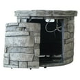 thumbnail image 4 of Christopher Knight Home Angeles Outdoor Propane Circular Fire Pit Table with Lava Rocks by, 4 of 5