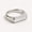 steel-white, variant on Women's Vintage White Shell Ring, Mother of Pearl Oval Statement Jewelry