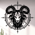 thumbnail image 2 of Cuadro Decorativo de Metal con Diseño macho cabrio Mediano, 2 of 4