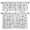 Blue, variant on 3 Piece Kitchen Curtains and Valances Set Rainbow Sunshine Cafe Curtains 24 Inch Length Rainy Cute Yellow Border Valance & Tier Curtain for Living Room Bedroom Small Window 54"x18"+27"x24"*2