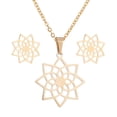 thumbnail image 1 of Womens Fashion Pendant Earring Set Color Clavicle Necklace Exquisite Earrings, 1 of 8