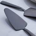 thumbnail image 4 of HSMeiegaDoVF Matte Black Cake Pie Server 9.5-inch Stainless Steel Set, 4 of 6