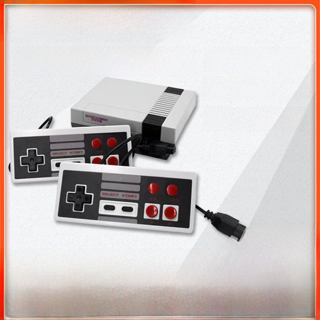 Máquina de juegos casera HD doble europea y americana Rojo y Blanco 8 NES620 máquina de juegos portátil