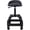 Black, variant on , Lawn Roller, 16 Gallon Heavy-Duty Tow Behind Water/Sand Filled Sod Drum Roller for Garden Yard Park, Black ,Steel ,