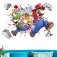 thumbnail image 4 of 56*40 cm #A Super Mario Bros. Adhesivo de pared Adhesivos de pared extraíbles para habitación de niños, dormitorio, sala de estar, guardería, decoración del hogar, decoración de dibujos animados, art, 4 of 5