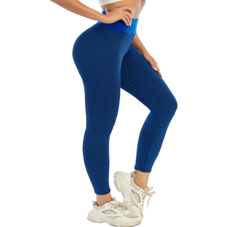 HonpraD High Waist Yoga Leggings for Women Plus Size Yoga Pants Scrunch  Butt Lifting Elastic Tights Workout Running Pant (Sport BRA3-B, L)