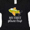 thumbnail image 4 of Inktastic My First Plane Trip Airplane Travel Girls Baby Dress, 4 of 5