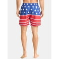 thumbnail image 3 of Way to Celebrate Men's & Big Men's Americana Swim Trunks, Sizes S-3XL, 3 of 4