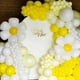 thumbnail image 4 of Kit de arco con forma de globo Awenztech, 120 unidades, látex amarillo con cinta, 4 of 7