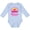 AE-Light Blue, variant on Enjoy the Sunshine Bahamas Summer Paradise Boys or Girls Long Sleeve Baby Bodysuit
