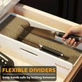 thumbnail image 2 of SpaceAid Bamboo Knife Drawer Organizer, 15"L x 5.9"W x 2.5"H, White, 2 of 6