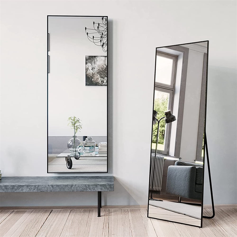 Full Length Mirror, 64"x21" Floor Mirror Large Wall Mounted, Bedroom ...