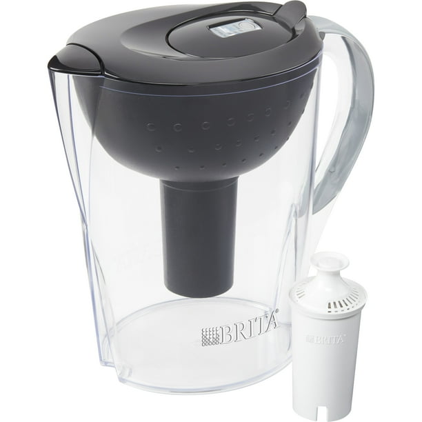 Brita Pacifica Water Filter Pitcher 10 Cup Black Walmart Com