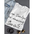 thumbnail image 3 of Thankful For Amazing Sunsets. Women T-Shirt, Female 3X-Large, 3 of 4