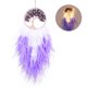 thumbnail image 4 of Decoración De Pared De Plumas Exótica Led Para Colgar En La Pared Artesanía De Plumas Decoración Bohemia Colgadores De Plumas De Pared Simples Adorno Led Bohemio Hecho A Mano Para El Dormitorio Sala Speravity HA026599-02, 4 of 7