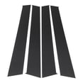 thumbnail image 1 of Recorte de Ventana del Pilar de la Puerta Único Bargains Frontal Izquierda Derecha para Peugeot 307 2004-2013 Etiqueta Antara Arañazos Cubierta Exterior de la Puerta de Fibra de Carbono Negra 4Pcs, 1 of 6