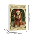 thumbnail image 3 of HCBY 2025 French Bulldog Advent Calendar, 24 Days Christmas Countdown, Flat Acrylic Dog Ornaments, Holiday Gift for Dog Lovers, 3 of 6