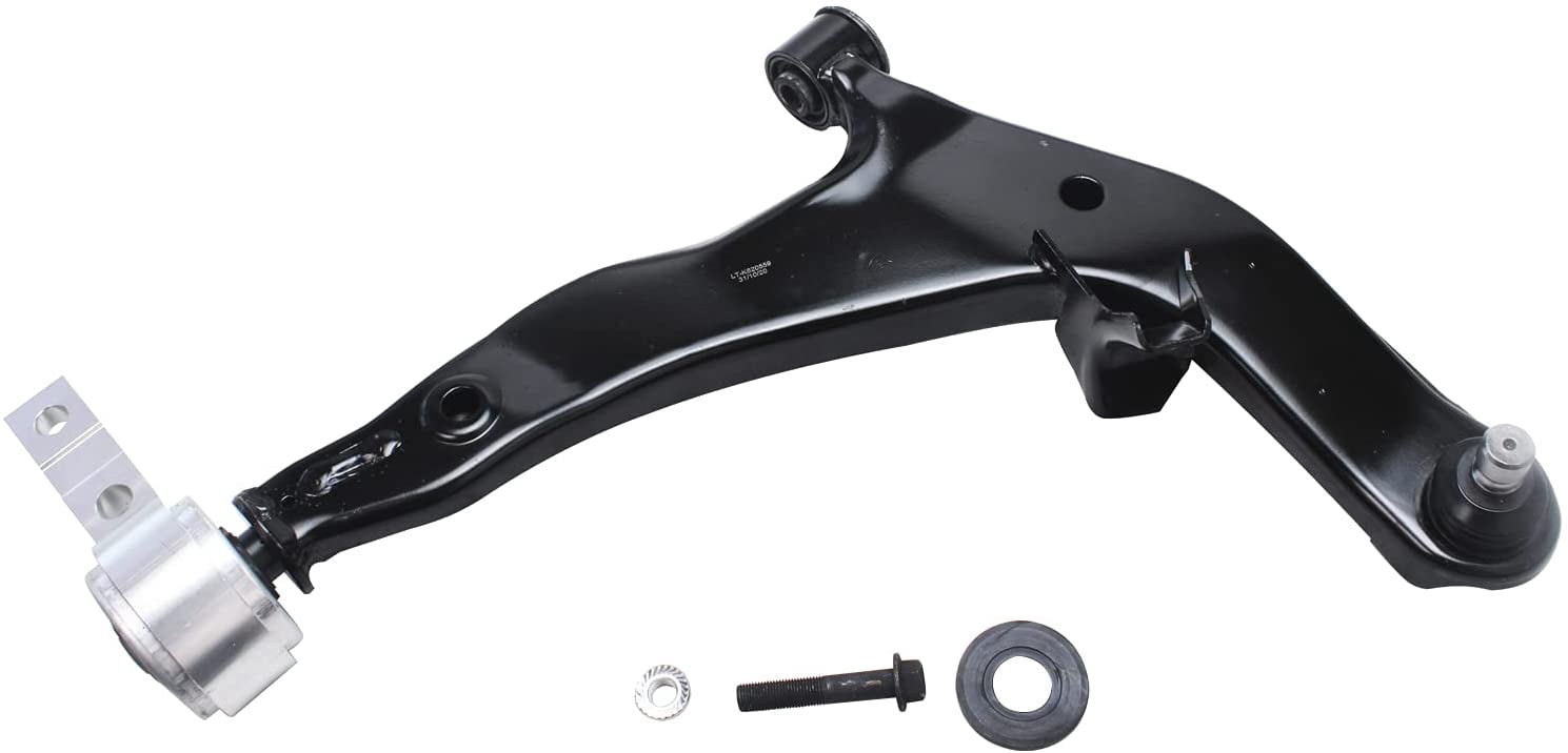 Detroit Axle - 2pc Front Lower Control Arms w/Ball Joints for Nissan Murano 2003 2004 2005 2006 2007, Lower Control Arms & Ball Joints Assembly Set Replacement