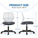 thumbnail image 3 of Songqin Students Cute Desk Chair Low-Back Armless Study Chair w/Lumbar Support Adjustable Swivel Chair in Home Bedroom School, Dark Gray, 3 of 11